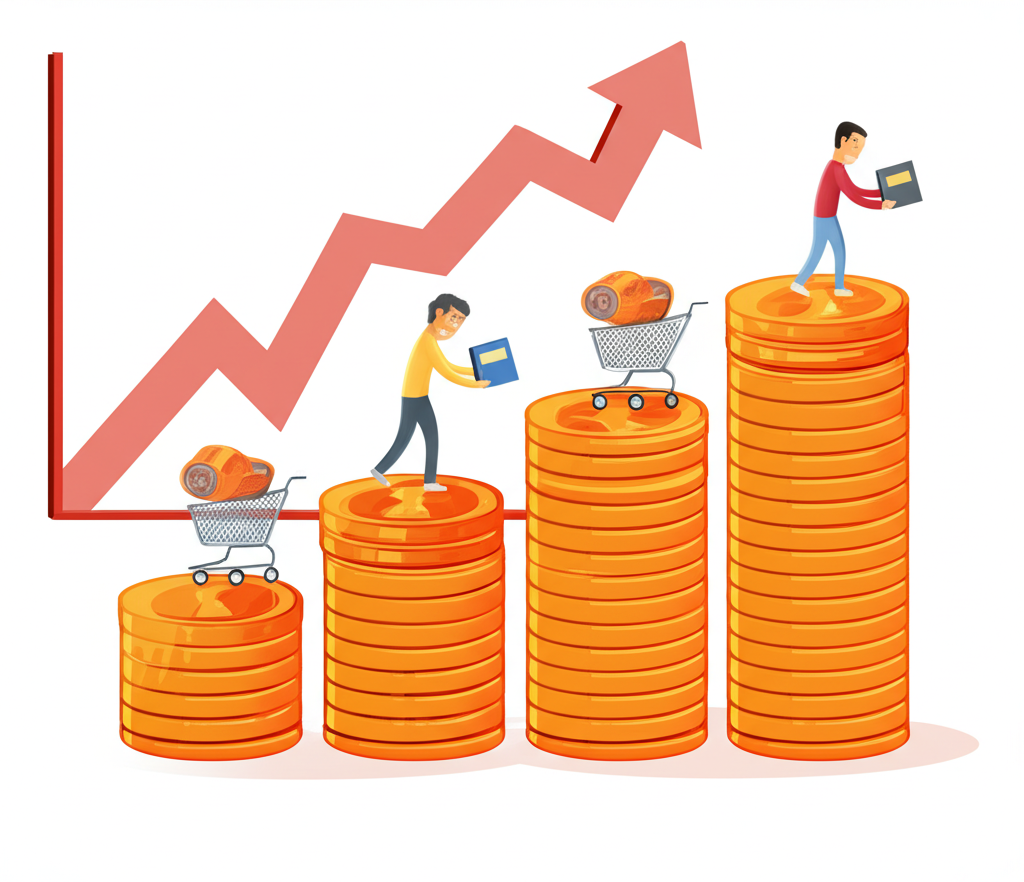 一張疊加金融圖表與貨幣符號的全球地圖，象徵全球資產與經濟政策的相互關聯